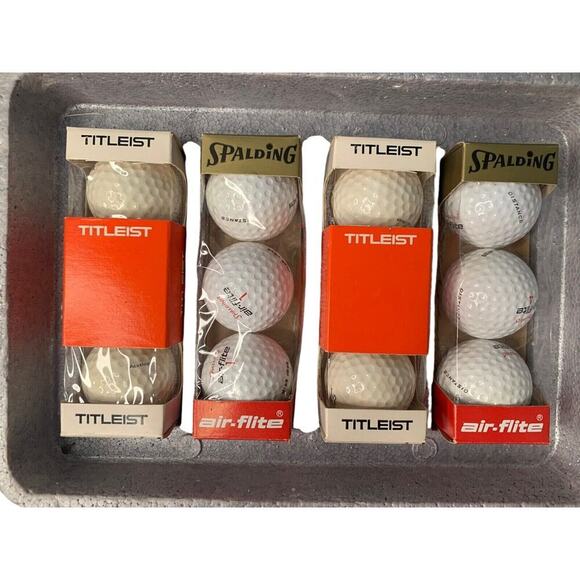 Vintage Spalding William Innes Golf Balls Unused 1968 New Old Stock Titleist - Picture 3 of 16